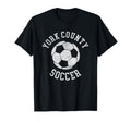 York County Soccer Distressed 90S T-Shirt - Novelty Apparel for Adults