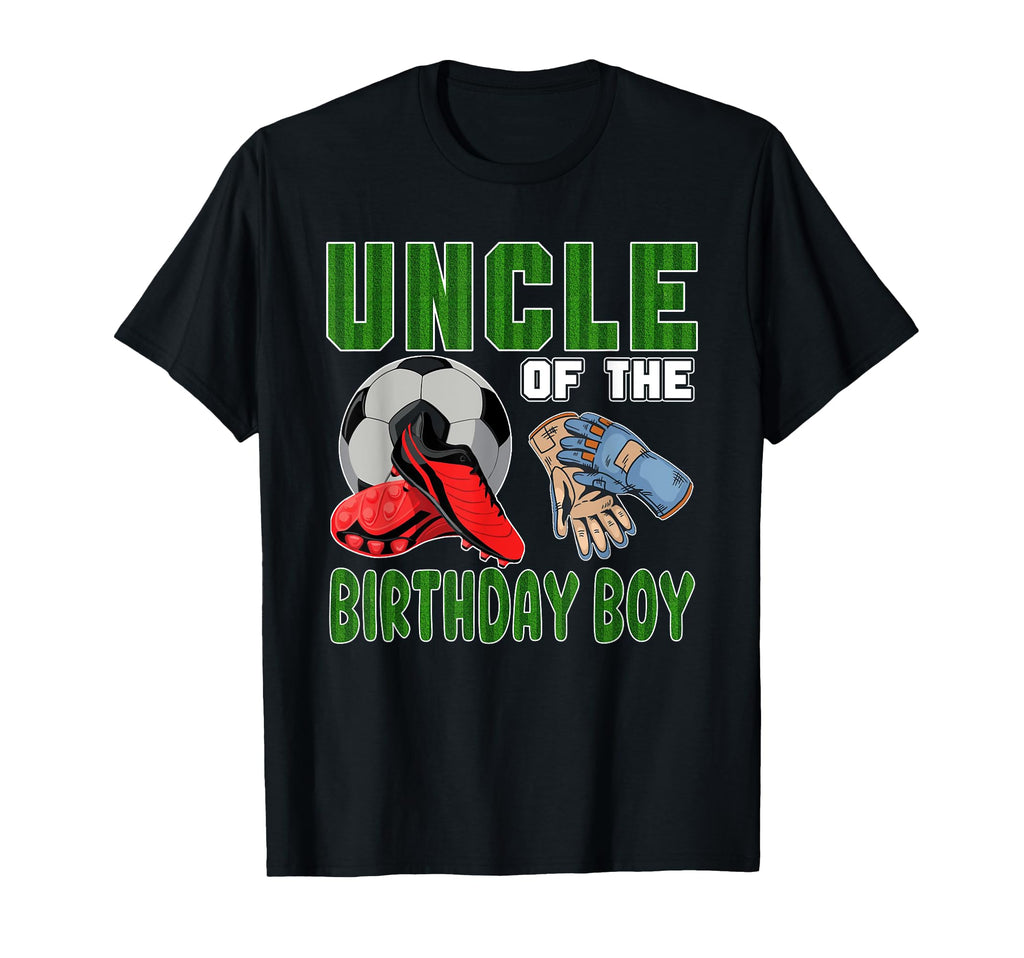 Uncle Birthday Soccer Group Family T-Shirt - Trendy Graphic for Adults