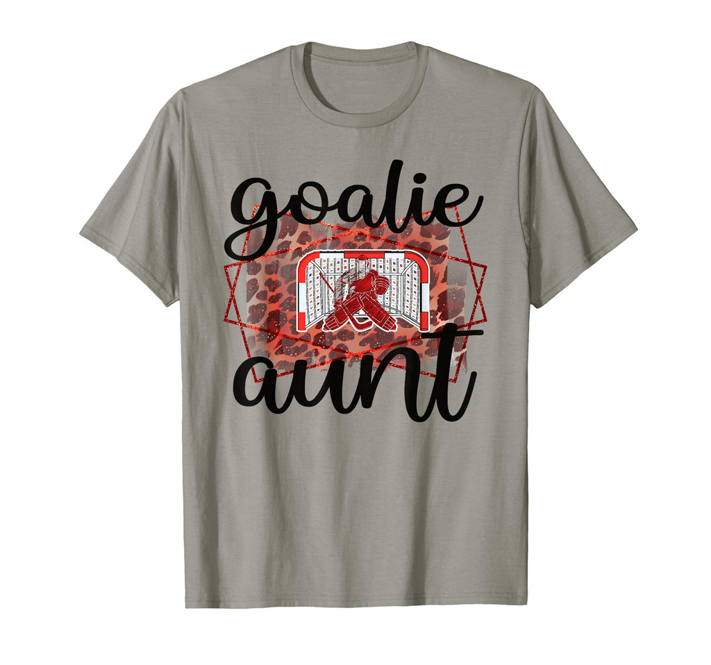 Ice Hockey Goaltender Aunt Ice Hockey T-Shirt - Novelty Apparel for Adults