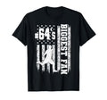 Soccer Biggest Fan Number 64 Proud T-Shirt - Trendy Graphic Unisex