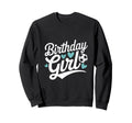 Birthday Soccer Hearts Fun Celebration Sweatshirt - Minimalist Print Unisex