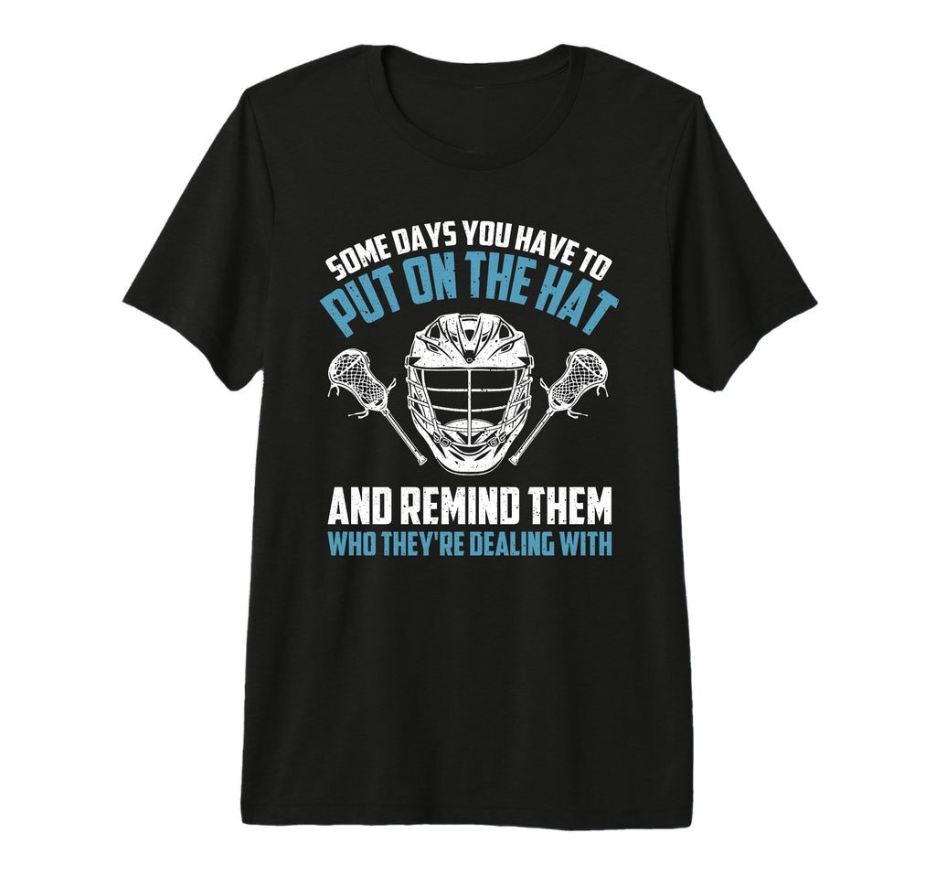 Lacrosse Goalie Tri Blend T-Shirt - Novelty Apparel Men Women