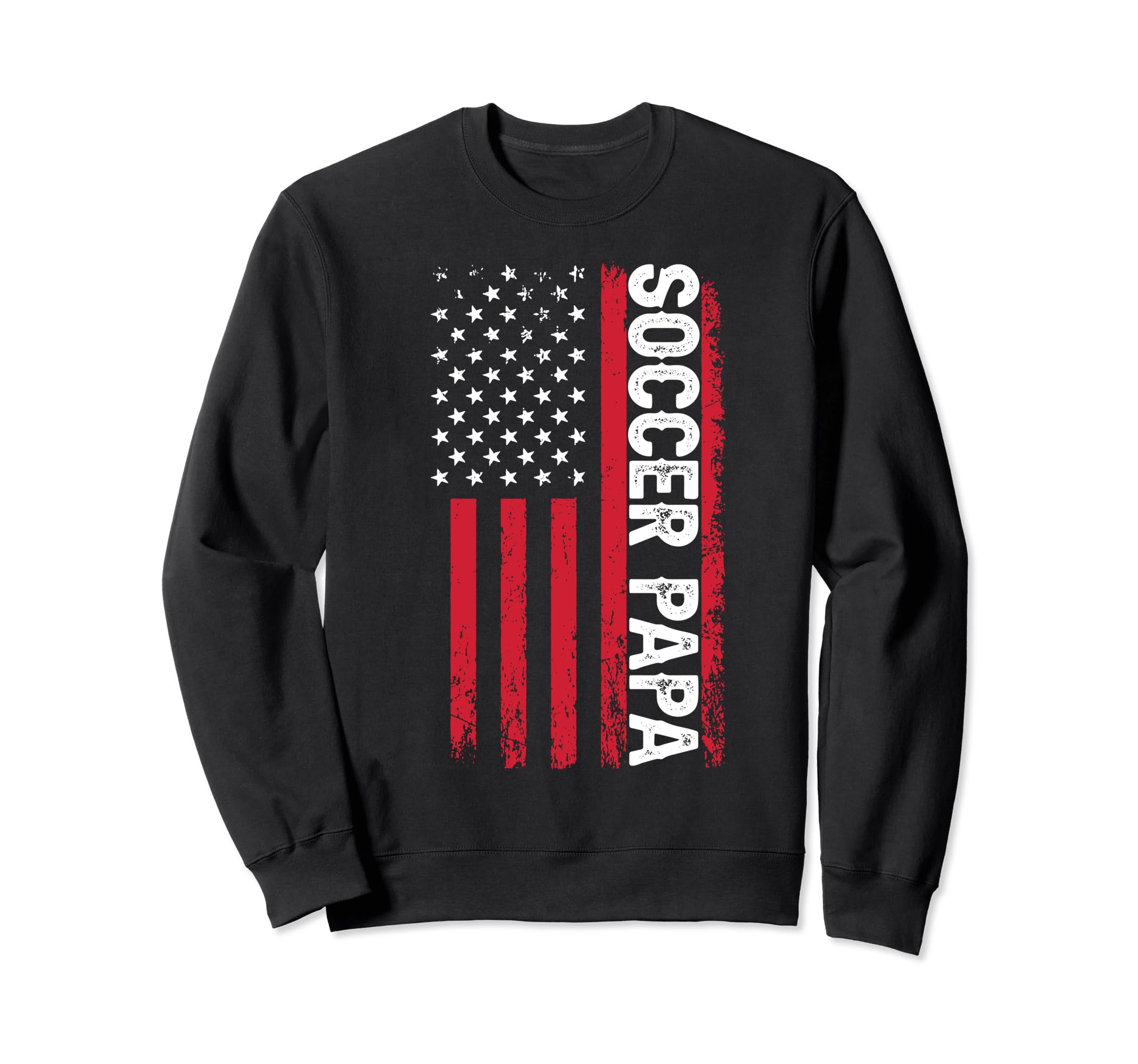 Soccer Papa Sports Dad Player Coach Sweatshirt - Trendy Graphic for Adults