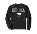 North Carolina Nc Old Sports Gift Sweatshirt - Novelty Apparel Unisex