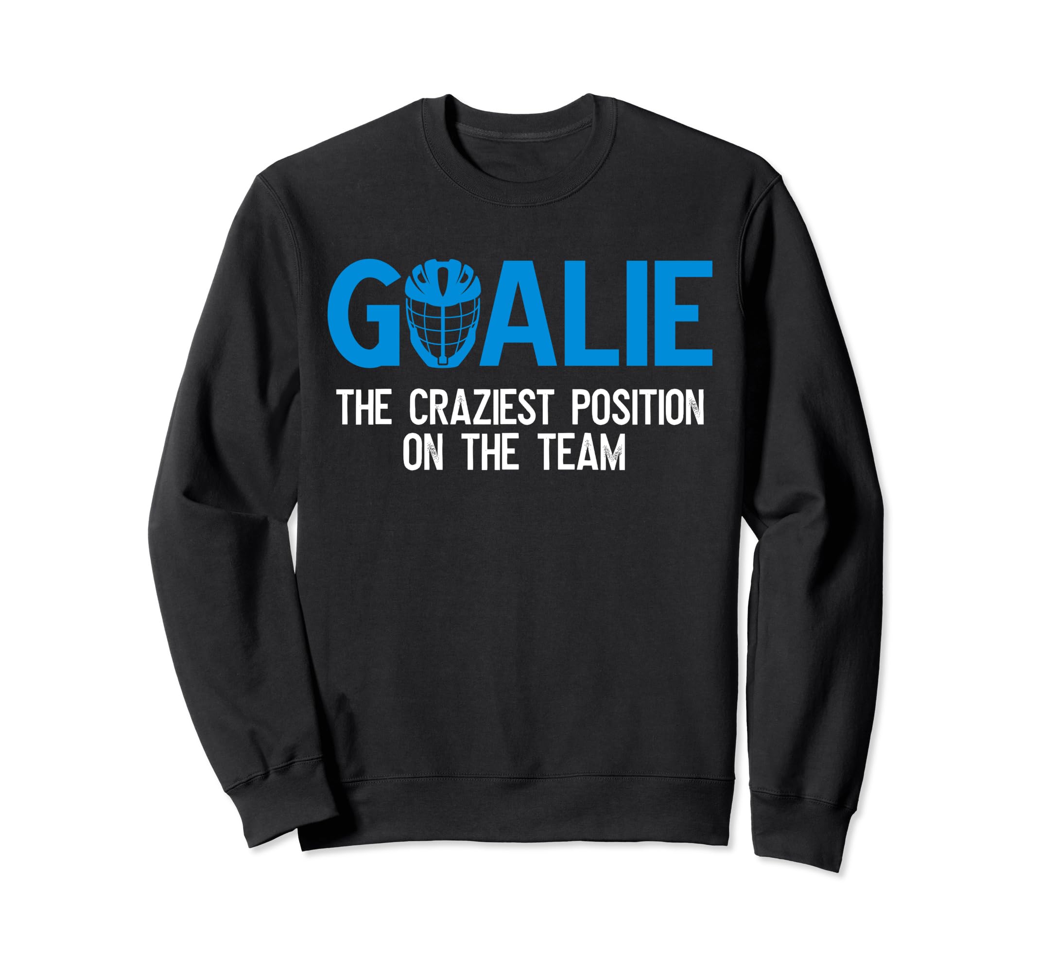 Lacrosse Goalie Definition Sweatshirt - Minimalist Print for Adults