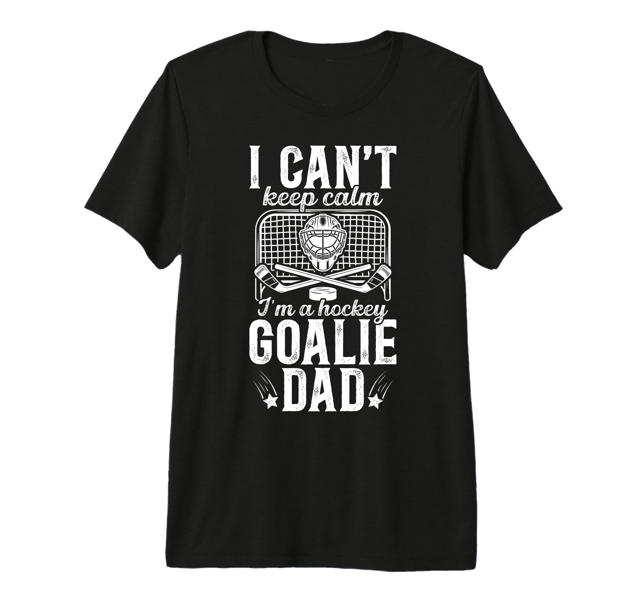 Mens Im Hockey Goalie Dad Ice Hockey T-Shirt - Casual Everyday Wear Unisex