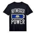 Connecticut Flag Nutmegger Power T-Shirt - Novelty Apparel Men Women