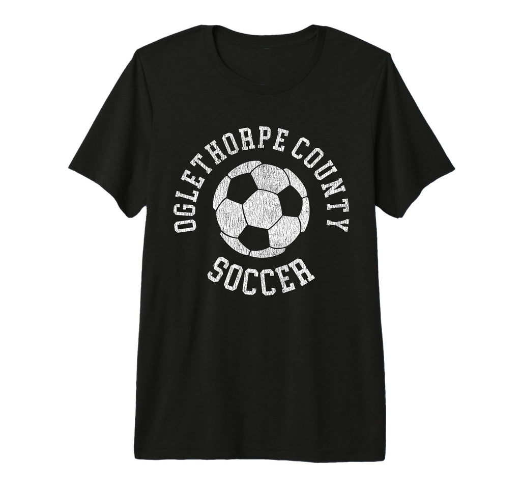 Oglethorpe County Soccer Distressed T-Shirt - Streetwear Style for Adults