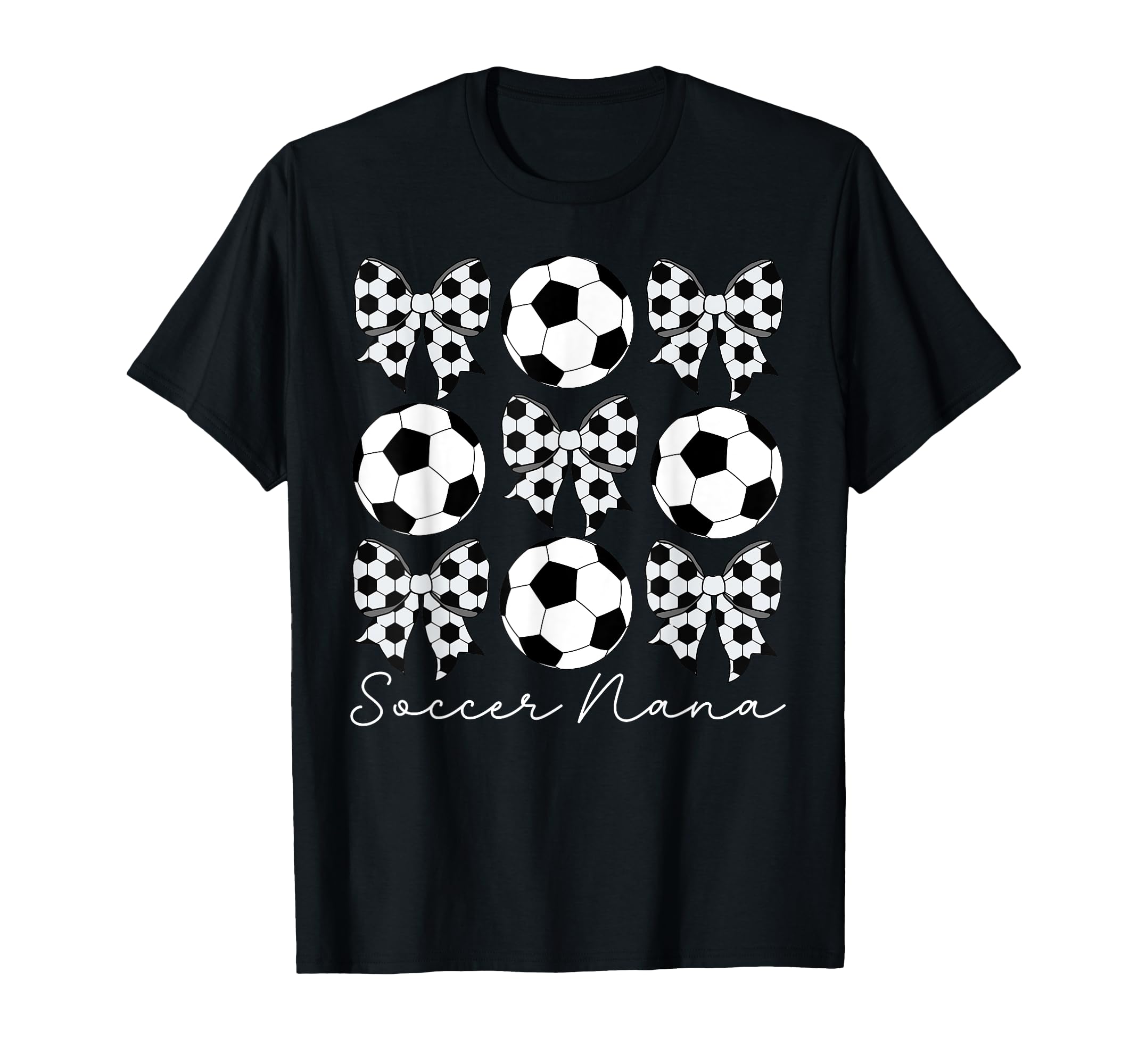 Soccer Nana Coquette Nana Soccer T-Shirt - Unique Graphic for Adults