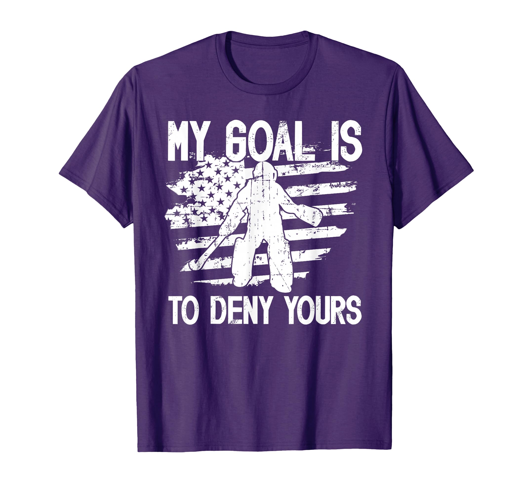 My Goal Field Hockey Goalie Field T-Shirt - Custom Art Print Men Women