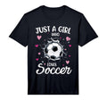 Just Who Loves Soccer Funny Soccer T-Shirt - Trendy Graphic Men Women