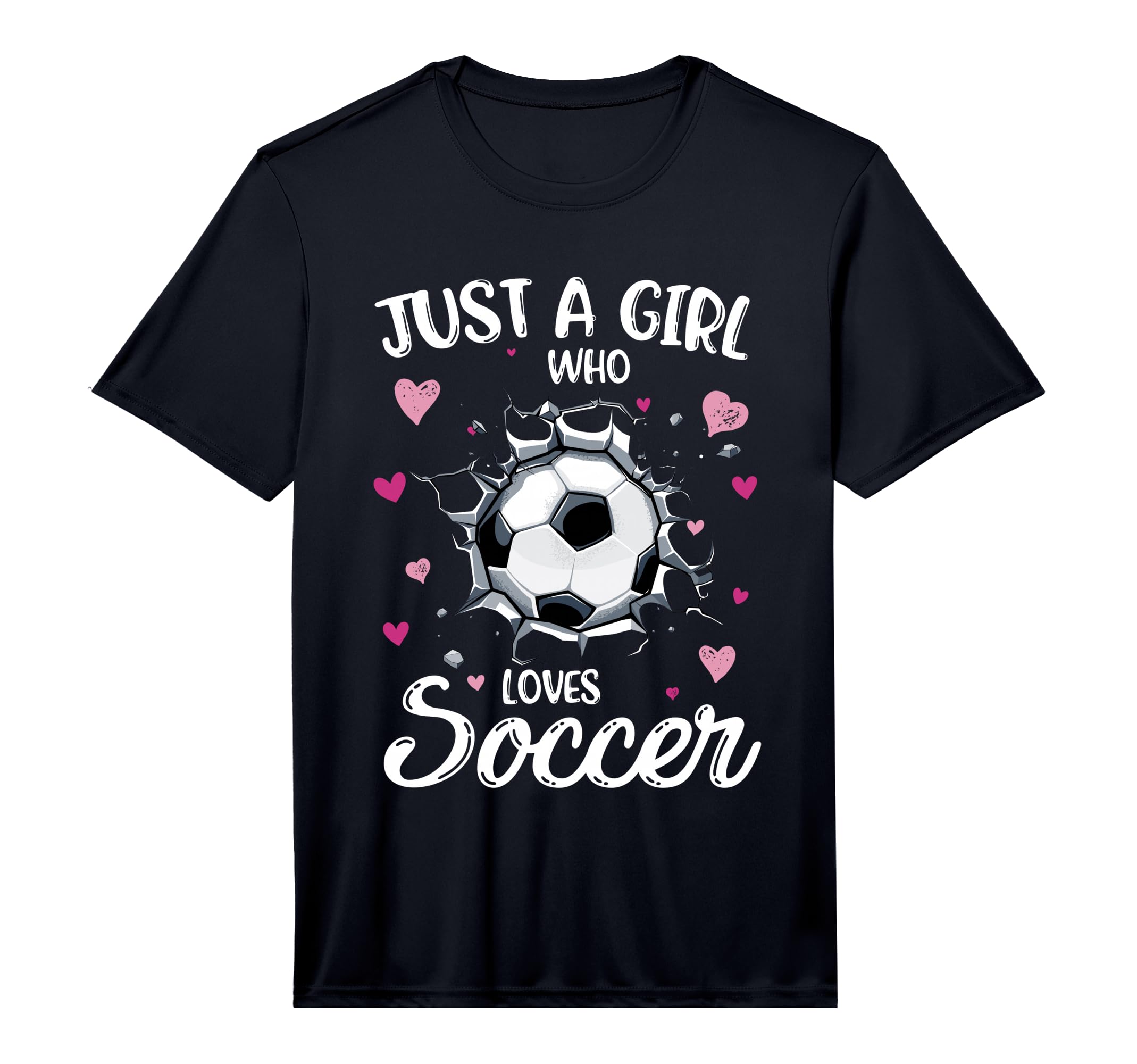 Just Who Loves Soccer Funny Soccer T-Shirt - Trendy Graphic Men Women