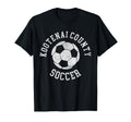 Kootenai County Soccer Distressed 90S T-Shirt - Aesthetic Graphic Unisex