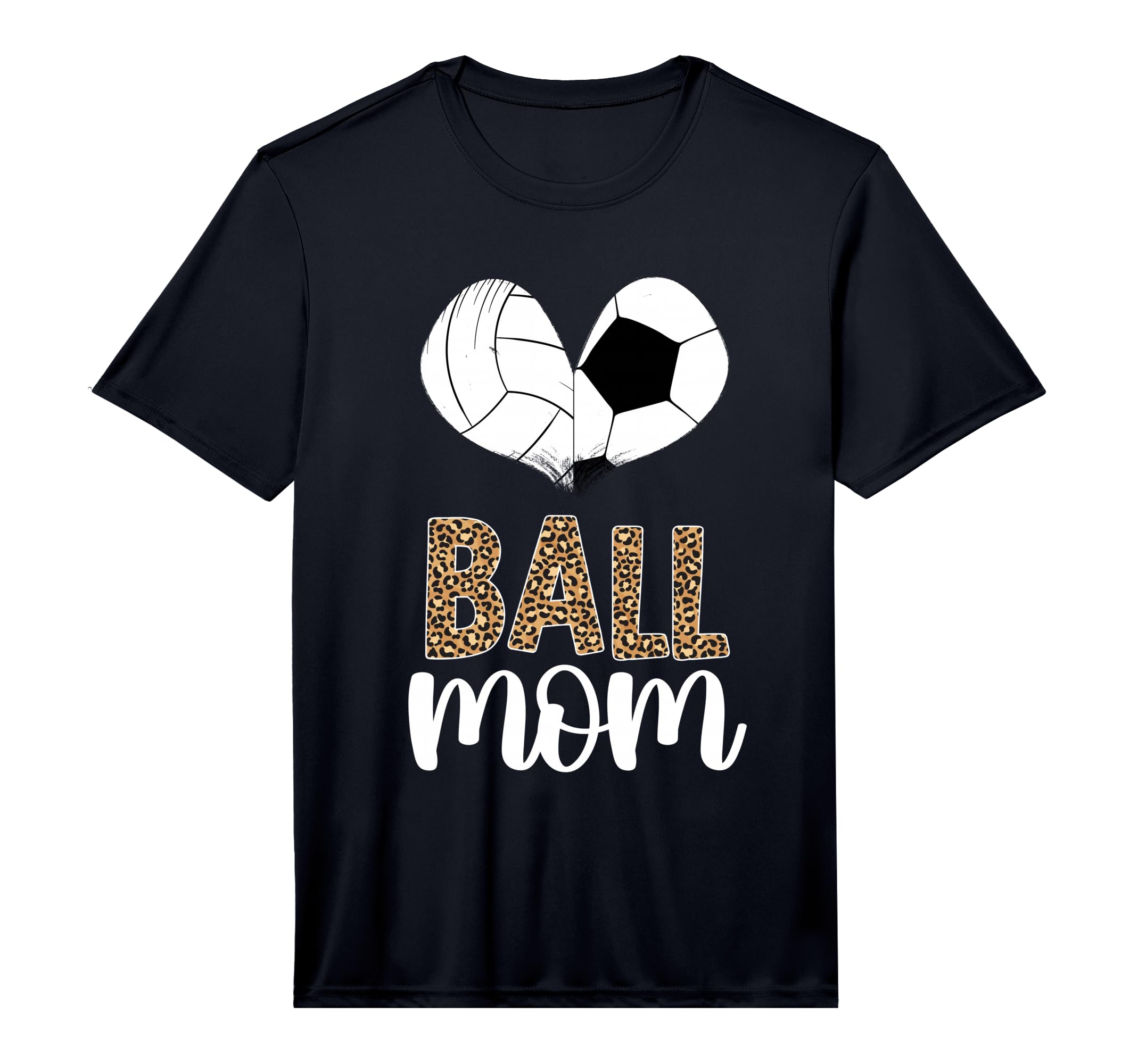 Mens Soccer Volleyball Mom T-Shirt - Minimalist Print for Adults