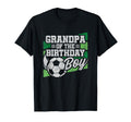 Birthday Grandpa Soccer Birthday Soccer T-Shirt - Unique Graphic Unisex