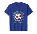 Goals And Power Soccer T-Shirt - Minimalist Print for Adults