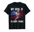 My Goal Is To Deny Yours Lacrosse T-Shirt - Novelty Apparel Men Women