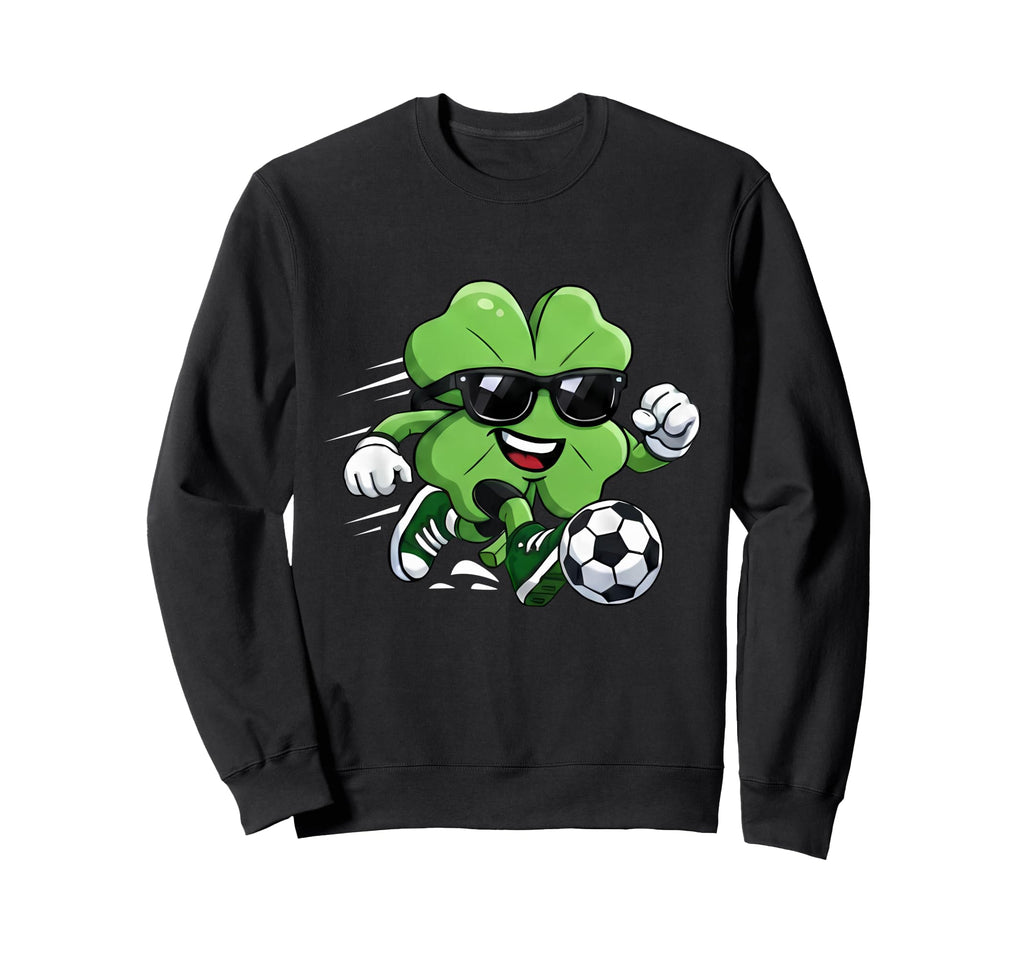 Patrick Soccer Shamrock Drip Sport Sweatshirt - Aesthetic Graphic Unisex