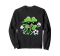 Patrick Soccer Shamrock Drip Sport Sweatshirt - Aesthetic Graphic Unisex
