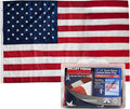 100% Made in the USA - 3'x5' ft – Perma-Nyl Sewn Nylon with Grommets - Sturdy, Durable, and Patriotic - Great For Gardens, Homes, Patios and Cars – By Valley Forge Flag