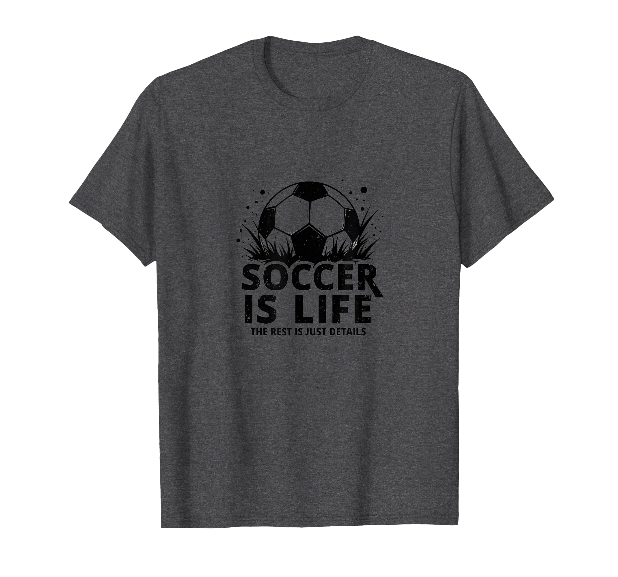 Soccer Coach Soccer Is Life Rest Is T-Shirt - Aesthetic Graphic for Adults