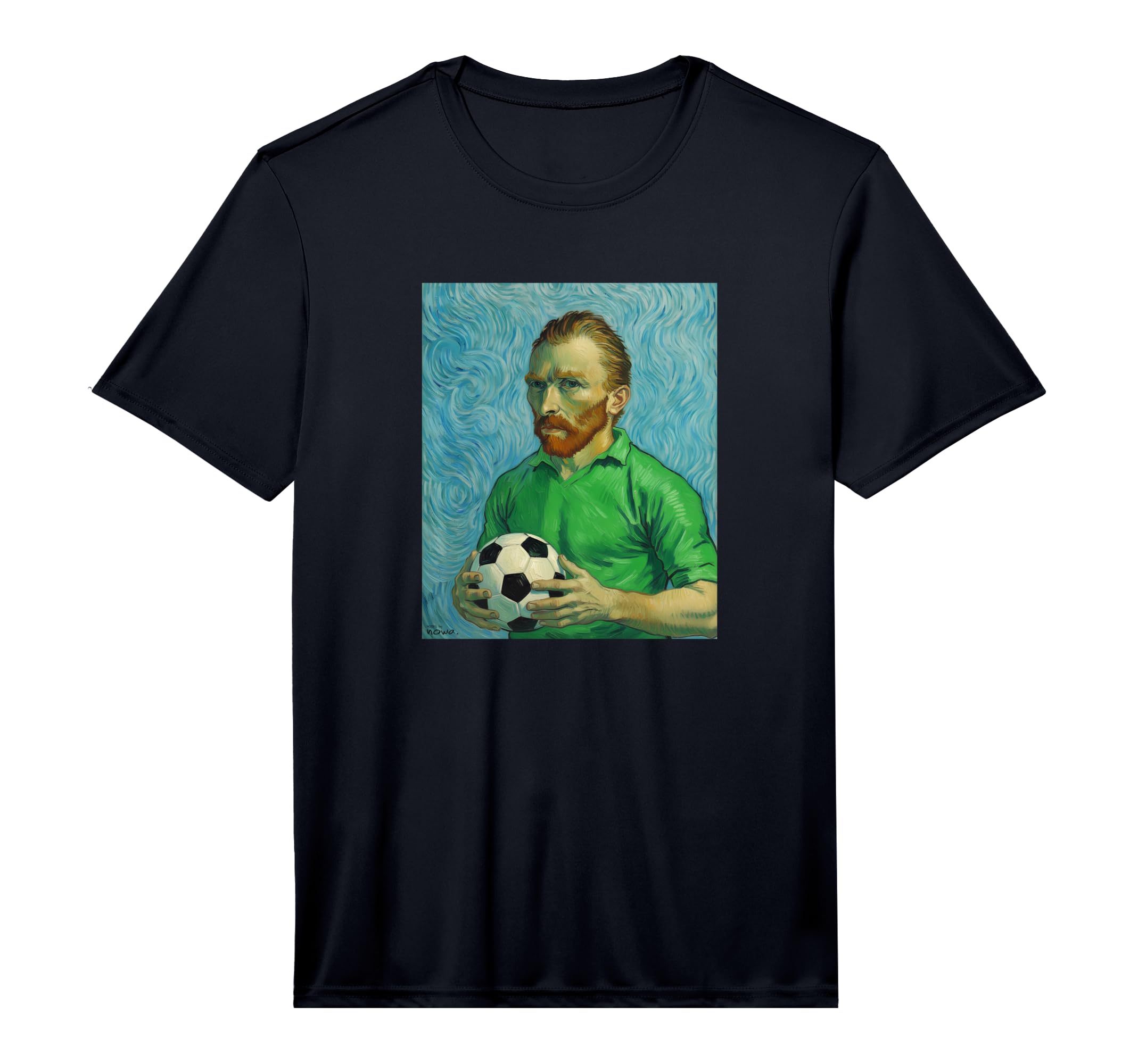 Vincent Loves Football And Soccer T-Shirt - Trendy Graphic for Adults