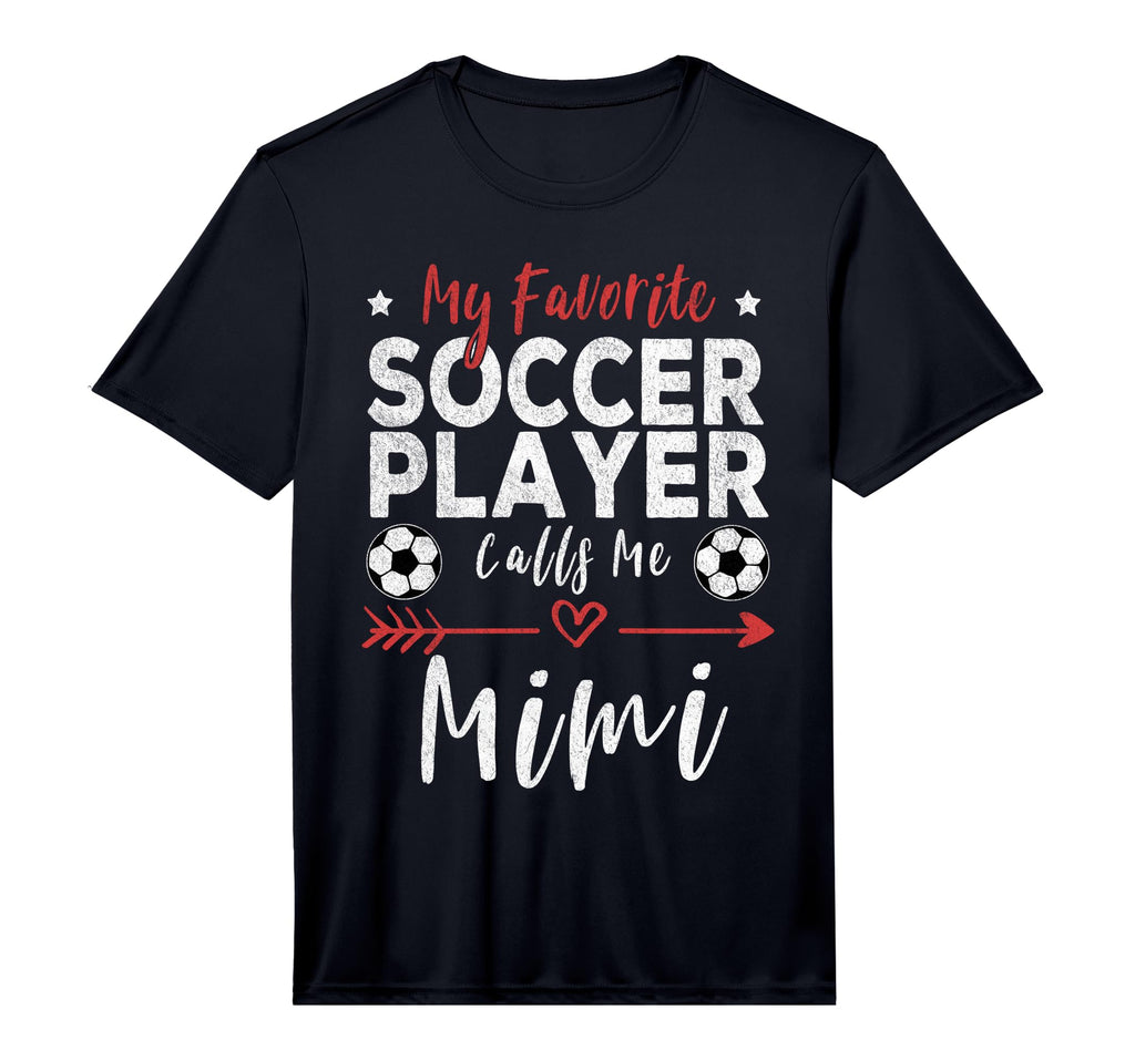 My Favorite Soccer Player Calls Me Mimi T-Shirt - Graphic Print Unisex