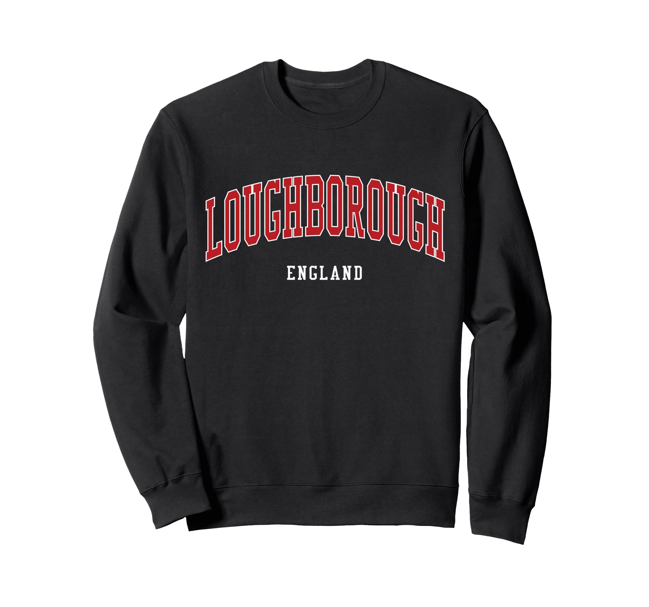 Loughborough England College Sweatshirt - Minimalist Print for Adults