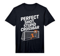 Shot Stupid Crossbar Funny Soccer T-Shirt - Trendy Graphic Unisex