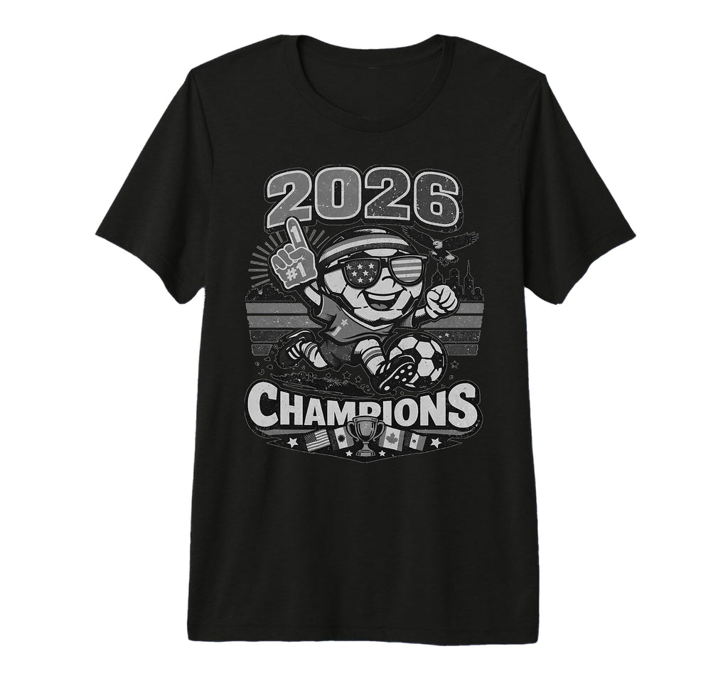 Soccer 2026 Champions Gift Club Fan T-Shirt - Unique Graphic for Adults