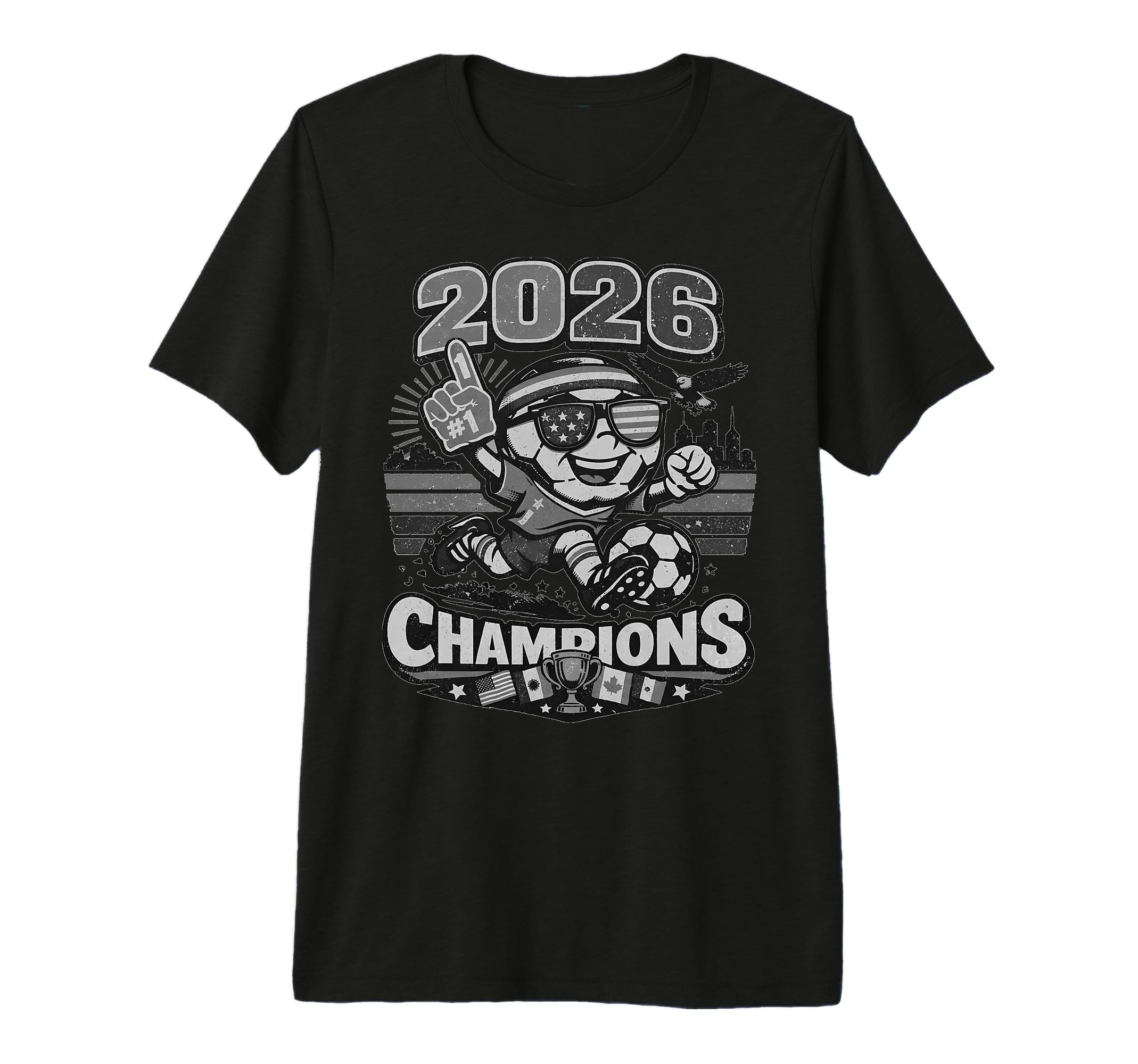 Soccer 2026 Champions Gift Club Fan T-Shirt - Unique Graphic for Adults
