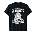 Hockey Goalkeeper Ice Hockey Goalie T-Shirt - Fun Novelty Design for Adults
