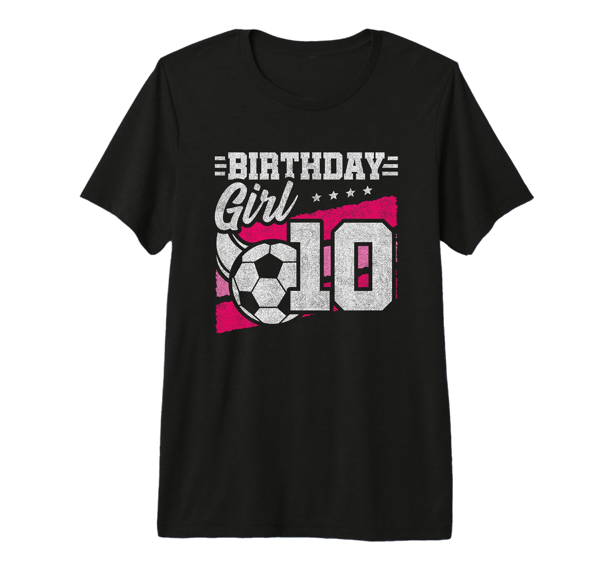 10 Year Old Soccer Birthday 10Th T-Shirt - Aesthetic Graphic Unisex