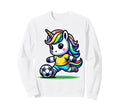 Footballer Unicorn Fans Soccer Team Sweatshirt - Streetwear Style Unisex
