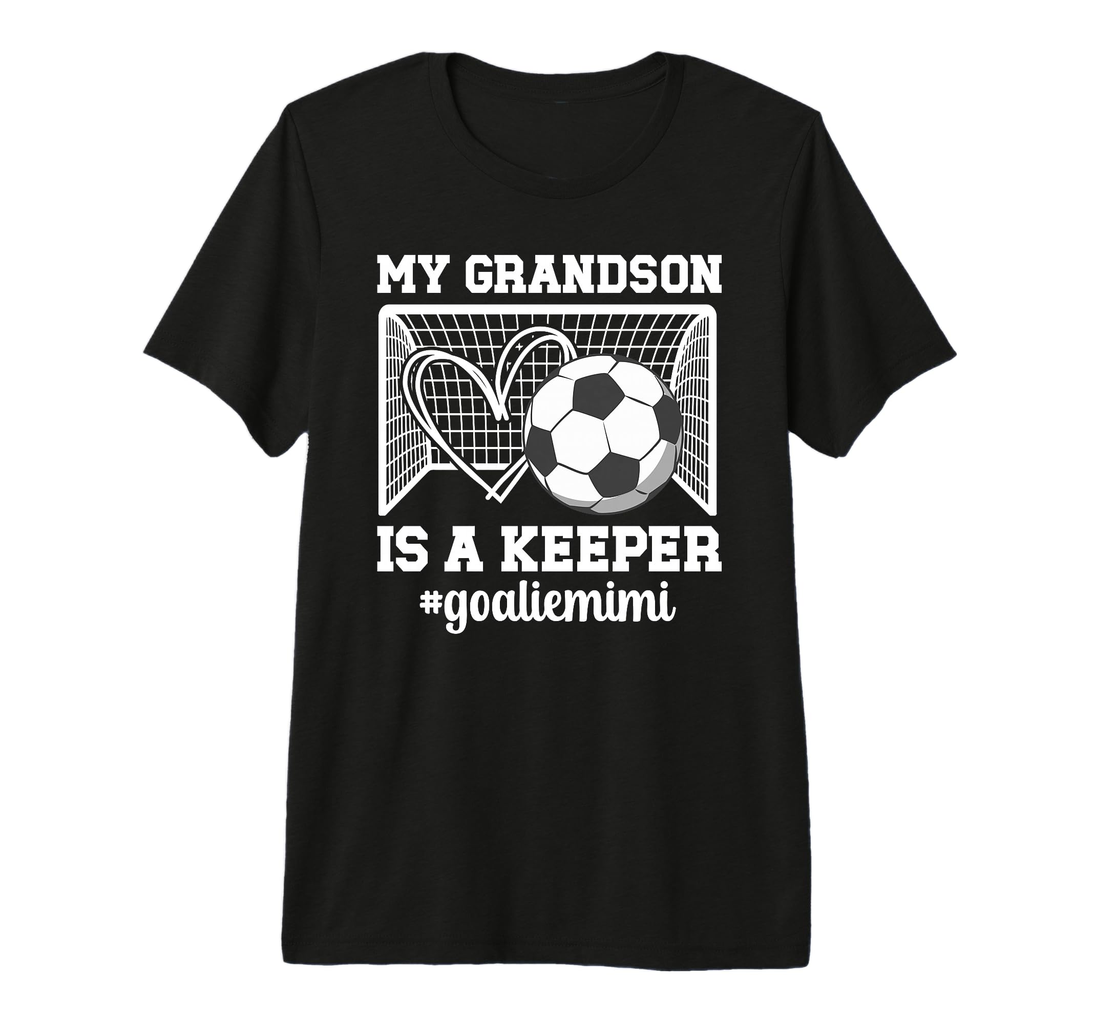Proud Soccer Goalie Mimi Soccer T-Shirt - Minimalist Print Unisex