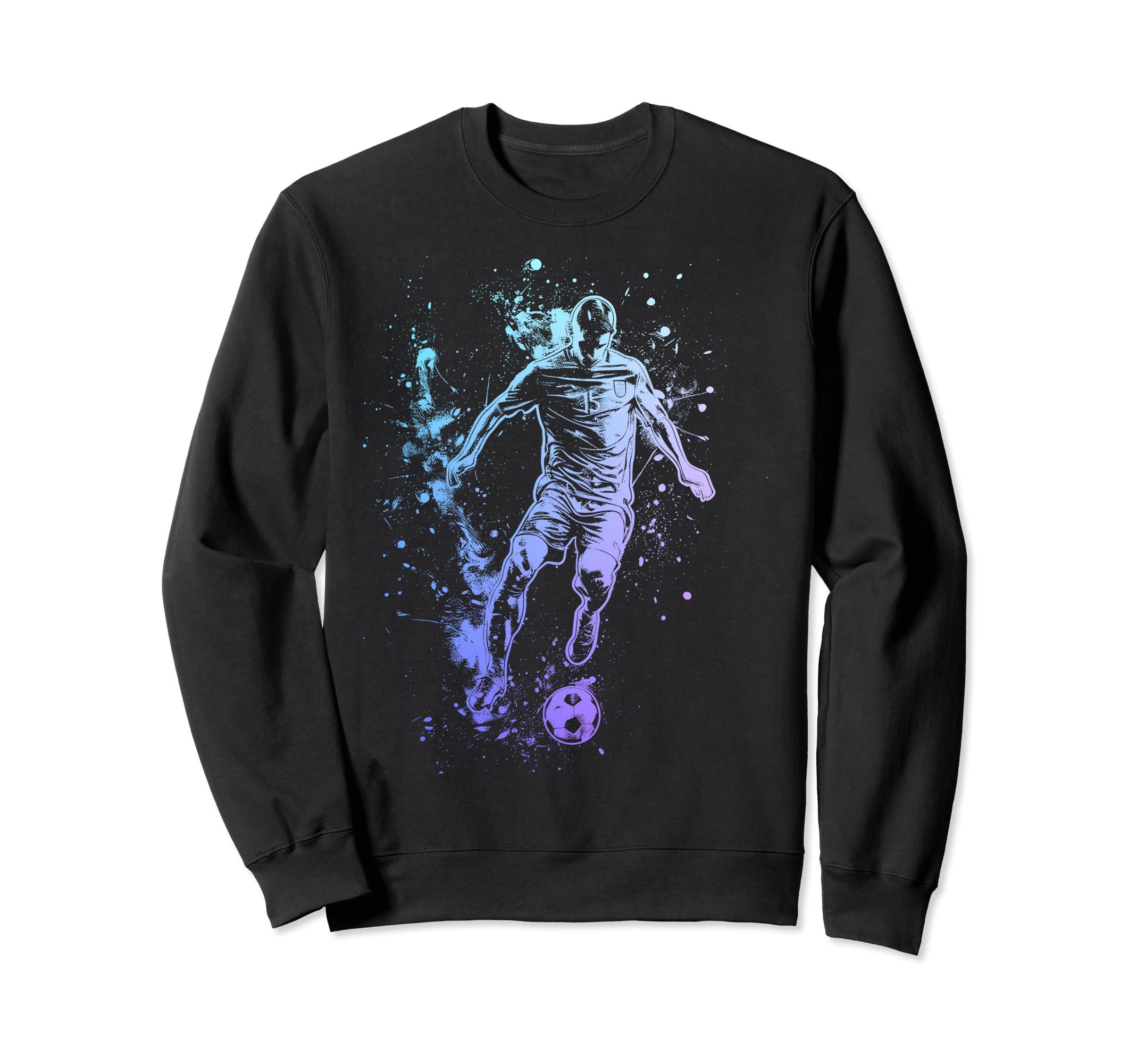 Soccer Player Sports Football Sweatshirt - Graphic Print Men Women
