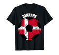 Denmark Soccer Game Player Football T-Shirt - Fun Novelty Design Men Women