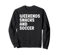 Soccer Player Or Team I Love Soccer Sweatshirt - Minimalist Print Unisex
