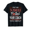 Football 74Th Birthday Party Player T-Shirt - Streetwear Style for Adults