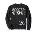 Soccer Mom Jersey Number 20 Sweatshirt - Casual Everyday Wear Men Women