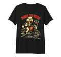 Poodle Motorbike Love Footbal Soccer T-Shirt - Custom Art Print for Adults