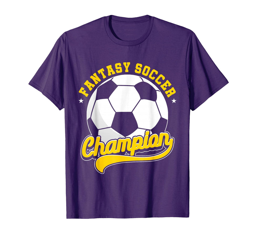 Fantasy Soccer Champion Football T-Shirt - Minimalist Print Men Women