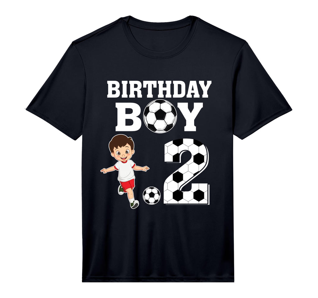 2 Years Old 2Nd Birthday Soccer Lover T-Shirt - Novelty Apparel Men Women