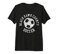 Black Hawk County Soccer T-Shirt - Casual Everyday Wear Men Women