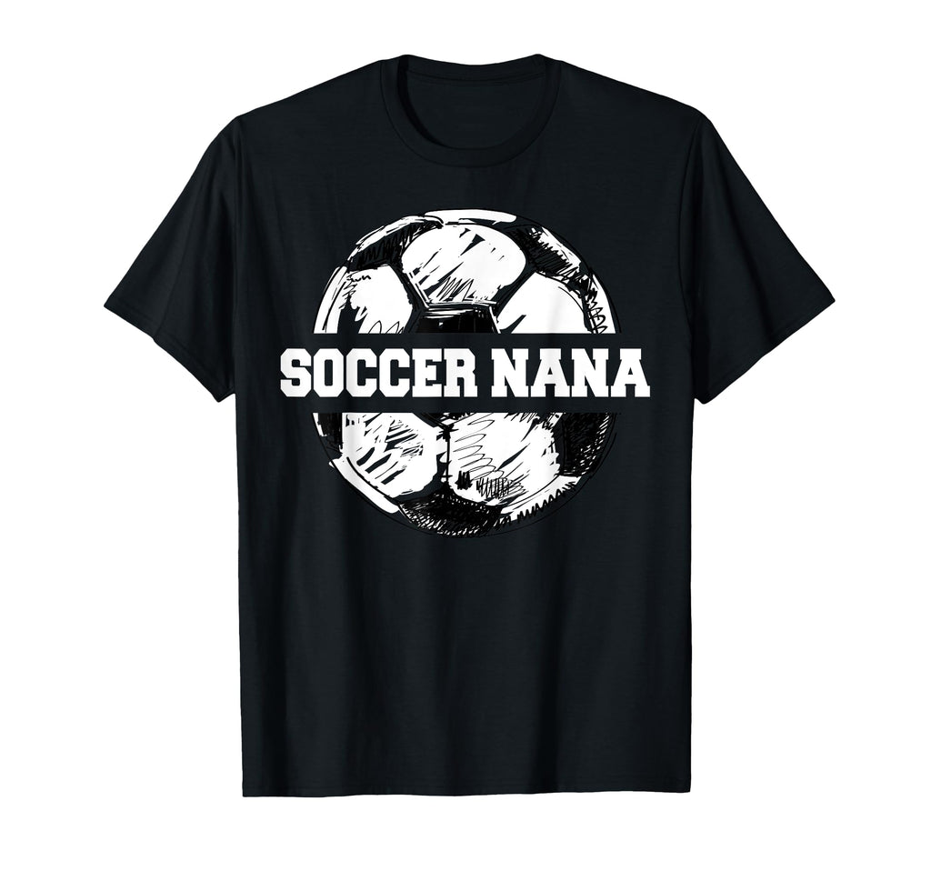 Soccer Nana Soccer Ball Split T-Shirt - Casual Everyday Wear for Adults
