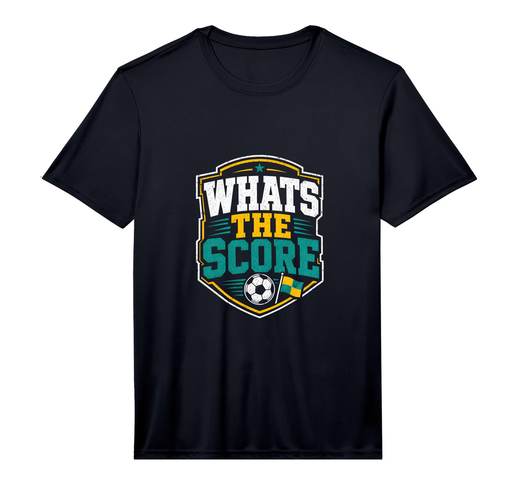 Mens Whats Score Sideline Social T-Shirt - Casual Everyday Wear Men Women