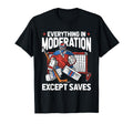 Hockey Goalkeeper Ice Hockey Goalie T-Shirt - Fun Novelty Design Unisex
