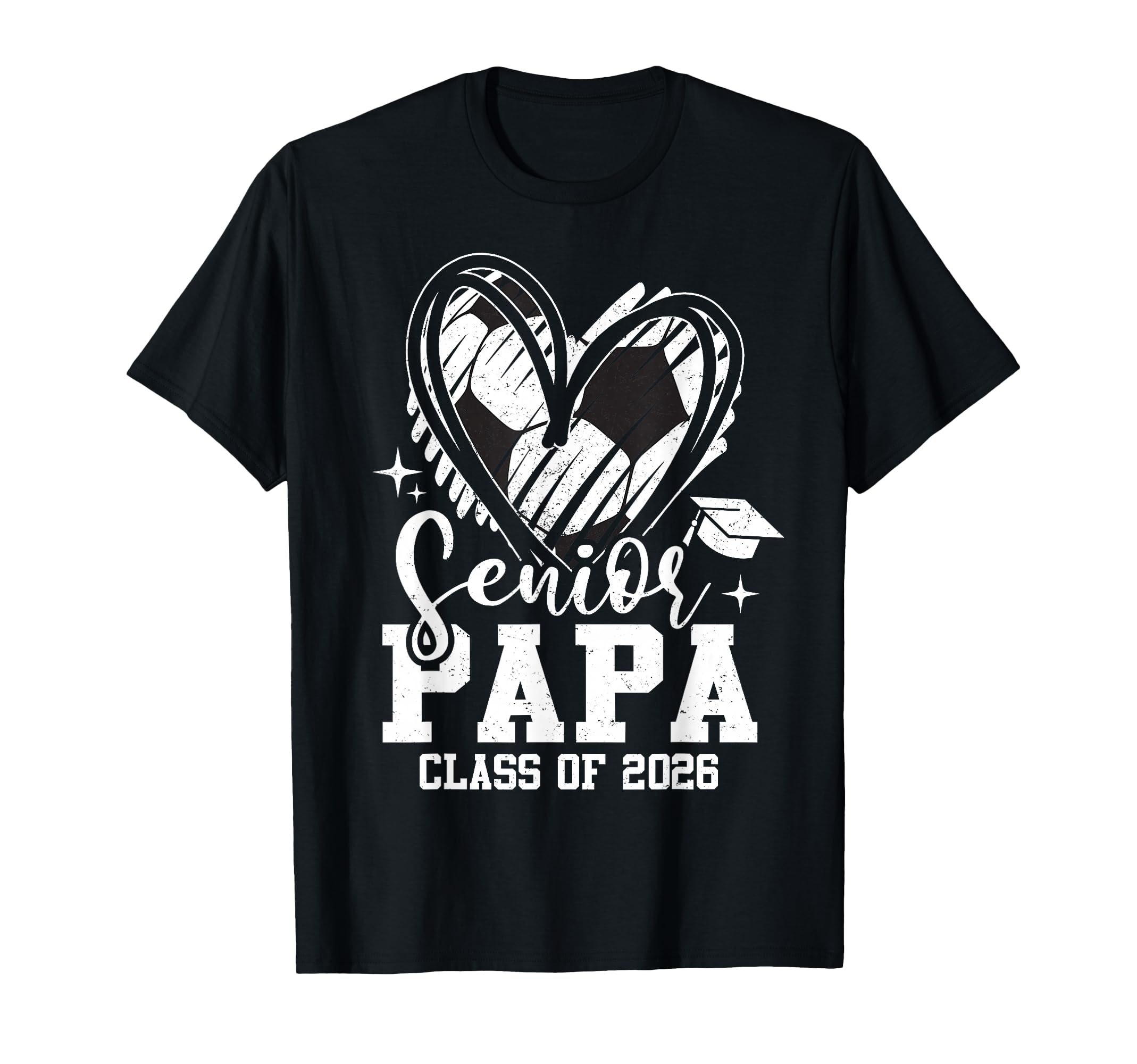 Senior Papa Class 2026 Soccer T-Shirt - Casual Everyday Wear Men Women