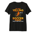 Mens Soccer Coaching Training Trainer T-Shirt - Graphic Print Men Women