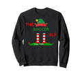 Soccer Funny Elf Pajamas Family Sweatshirt - Aesthetic Graphic Unisex